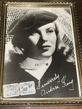 Andrea king autographed for sale  Orem