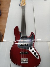 Baixo elétrico Fender American Deluxe Jazz Bass N3 vermelho EUA 2011 corpo sólido comprar usado  Enviando para Brazil