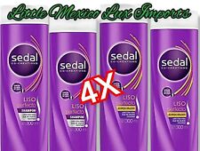 Usado, 4 Pçs SEDAL COCREATIONS LISO (4)SHAMPOO LISO PERFECTO MEGA PACOTE 300ml cada comprar usado  Enviando para Brazil