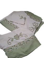 Floral embroidered king for sale  UK