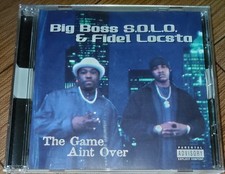 Big Boss S.O.L.O. &Fidel Locsta–The Game Aint Over OOP rare gangsta cd album rap, usado comprar usado  Enviando para Brazil