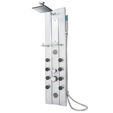 Duschpaneel aluminium massagej gebraucht kaufen  Igersheim