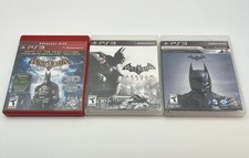 Usado, Lote de jogos Batman - Arkham Asylum City Origins (Playstation 3, PS3) Trilogy 3 na caixa comprar usado  Enviando para Brazil