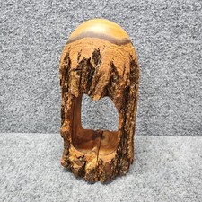 1984 Raymond Pelton quebra-cabeça esculpido em madeira de eucalipto arte bugiganga sem gaveta MCM comprar usado  Enviando para Brazil