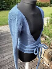 Strickjacke wickeloptik sportl gebraucht kaufen  Plau