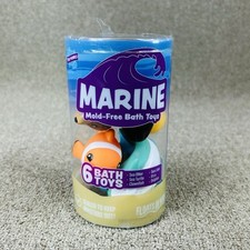 Brinquedos de banho Marine™ sem mofo pacote com 6 selados sem furo design para bebês crianças pequenas, usado comprar usado  Enviando para Brazil
