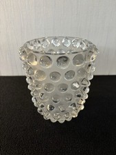 Vase décor picots d'occasion  Baccarat