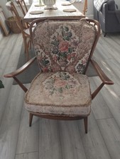 Sillón Ercol 477 respaldo bajo cojines originales segunda mano  Embacar hacia Mexico