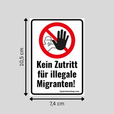 Kein zutritt illegale gebraucht kaufen  Waldmünchen