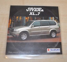 Używany, Suzuki Grand Vitara XL-7 CD Press Factory Photo Brochure Prospekt na sprzedaż  PL