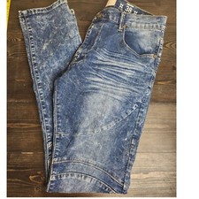 Jeans masculino Maison Noir motociclista moto tamanho 38 azul lavado azul denim comprar usado  Enviando para Brazil