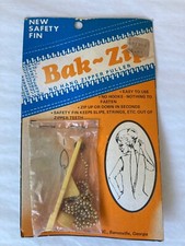 ANTIGO PUXADOR DE ZÍPER RETRÔ VINTAGE BAK-ZIP EUA NOVO SEM PENDURAR SEGURANÇA A+ comprar usado  Enviando para Brazil
