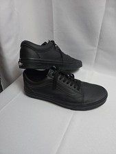 Sapatos Vans Old School Triplo Preto Couro Completo Masculino 10.5 Feminino 12, Vnds comprar usado  Enviando para Brazil
