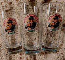 Copos importados de cerveja italiana Birra Moretti 5 polegadas de altura  comprar usado  Enviando para Brazil