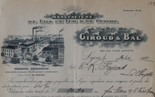 Invoice lyon 1912 d'occasion  Expédié en Belgium