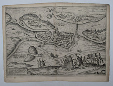 Antique map gyor d'occasion  Expédié en Belgium