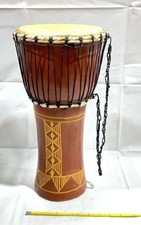 Bateria Djembe Gana feita à mão - 8,5 x 16". , usado comprar usado  Enviando para Brazil