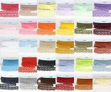 Cotton lace ribbon for sale  DERBY