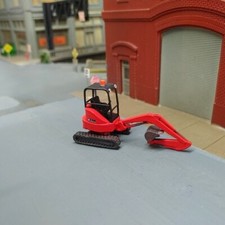 Mini escavadeira Kubota personalizada em escala 1/87 HO impressa em 3D. comprar usado  Enviando para Brazil