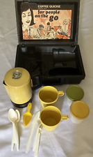 Usado, Kit de viagem EMPIRE café rápido cervejaria elétrica colheita ouro 2 xícaras vintage comprar usado  Enviando para Brazil