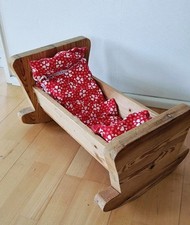 Puppenwiege puppenbett massivh gebraucht kaufen  Hennef