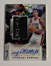 2023-24 Panini Black Toumani Camara RC Rookie Patch autógrafo verde #d /3 comprar usado  Enviando para Brazil