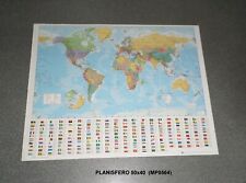 Poster planisfero 50x40 usato  San Donato Milanese