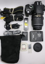 Kit de câmera Nikon D60 10.2MP DSLR com lente 18-55mm VR – Totalmente testado, excelente comprar usado  Enviando para Brazil