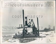 Foto de imprensa 1948 draga de areia encalhada rio Ohio perto de rodas WV, usado comprar usado  Enviando para Brazil