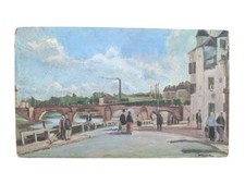 Vintage french painting for sale  STOCKPORT
