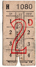 Bus ticket belgrave for sale  UK