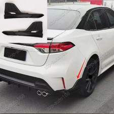 Spoiler de canto traseiro preto brilhante 2 peças para Toyota Corolla Sedan 2020 2021, usado comprar usado  Enviando para Brazil