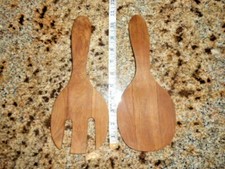 Wooden salad servers for sale  Oceanside