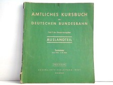 Amtliches kursbuch auslandteil gebraucht kaufen Amtliches kursbuch auslandteil gebraucht kaufen  Lahstedt