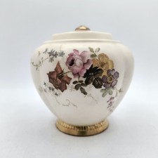 Vaso antigo vitoriano Royal Worcester 1314 com tampa pintado à mão comprar usado  Enviando para Brazil
