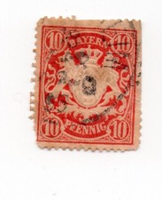 Timbre allemagne baviere d'occasion  Salles