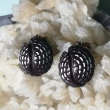 Orecchini vintage clip usato  Milano