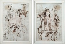 Delacroix eugène dessin d'occasion  Saintes