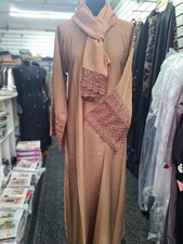 Brown closed abaya for sale  BLACKBURN