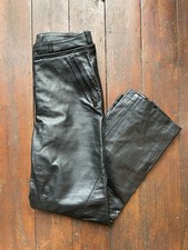 Genuine black leather for sale  RICHMOND