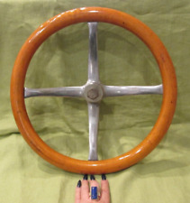 Volante de madeira antigo vintage liso 14,75-15 polegadas Hot Rod Rat Rod, usado comprar usado  Enviando para Brazil