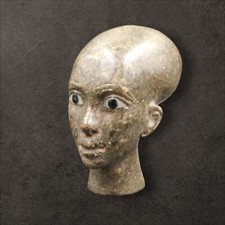 RARO busto antigo de escultura em pedra de granito da antiga princesa egípcia de Amarna comprar usado  Enviando para Brazil