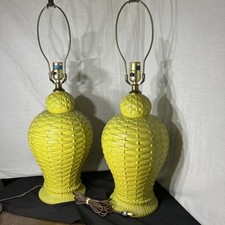 vintage yellow table lamps for sale vintage yellow table lamps for sale Inverness