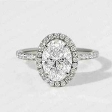 2.88 tcw oval for sale  FARNHAM