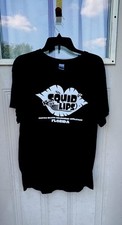 Usado, Camiseta Squid Lips Navy Lg Ocean Water Grill Melbourne Sebastian Cocoa Beach FL comprar usado  Enviando para Brazil