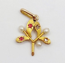 Pendentif antique 18k d'occasion  Paris II