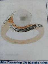 Damen ring perle gebraucht kaufen  Langenselbold