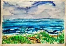original sandy painting beach for sale  Rockville