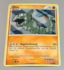 Onix # 57/95 Common Heartgold Soulsilver Entfesselt 2010 Pokemon Deutsch Mint comprar usado  Enviando para Brazil