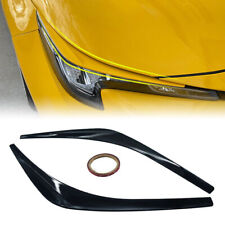 Ajuste 2019-2022 Toyota Corolla Hatchback farol preto sobrancelha tampa pálpebra acabamento comprar usado  Enviando para Brazil